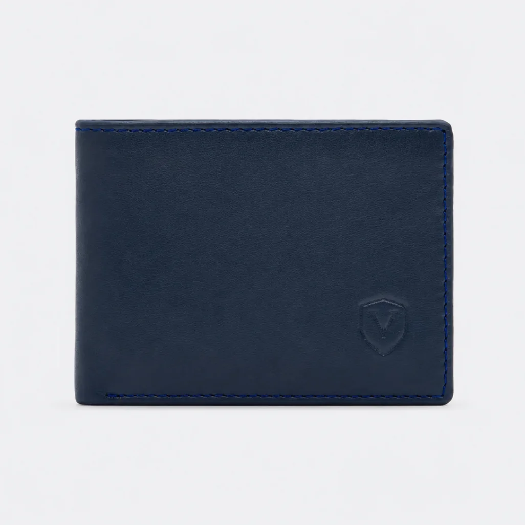 Cartera billetera azul