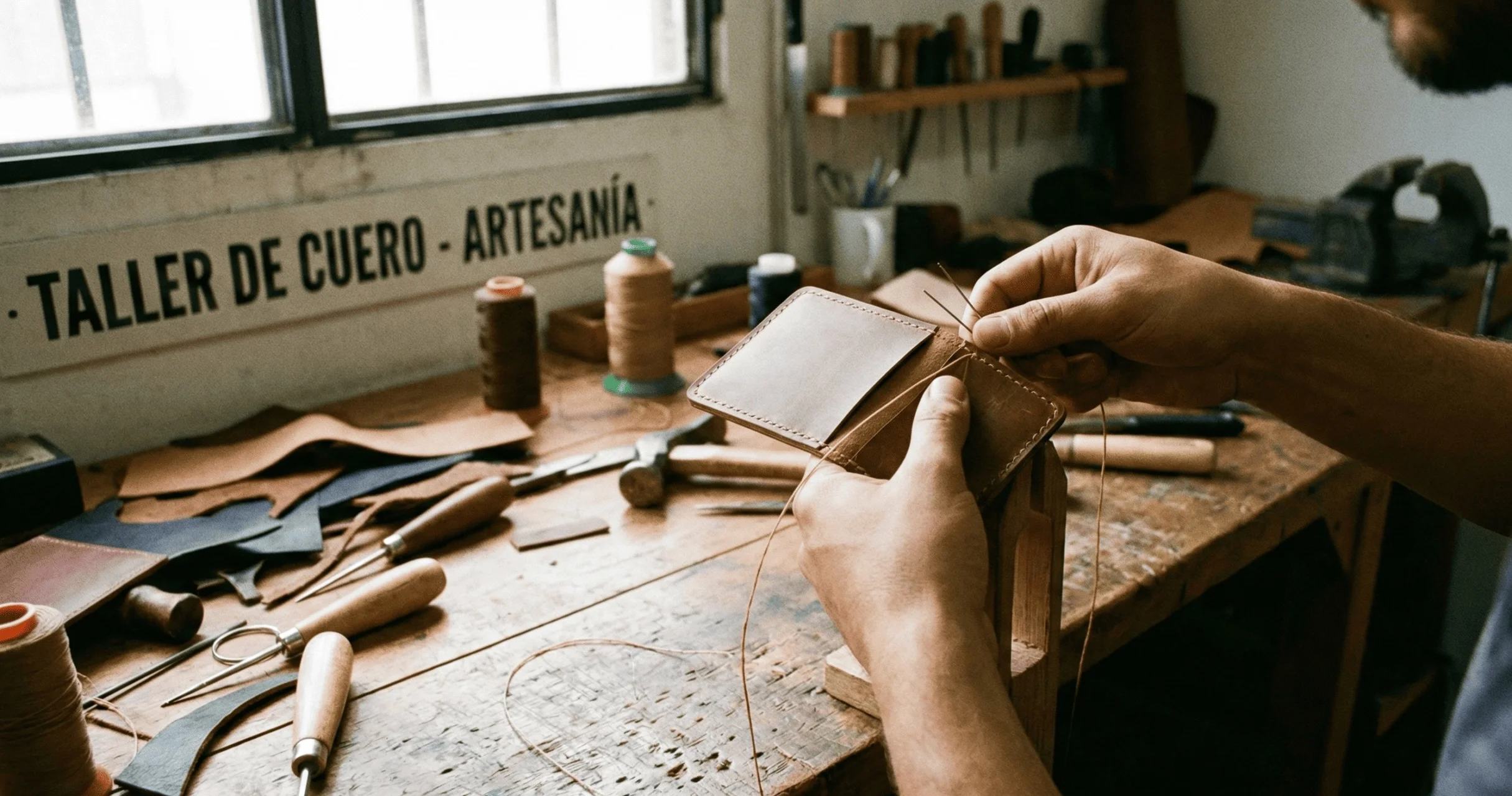 Taller de artesanía de cuero