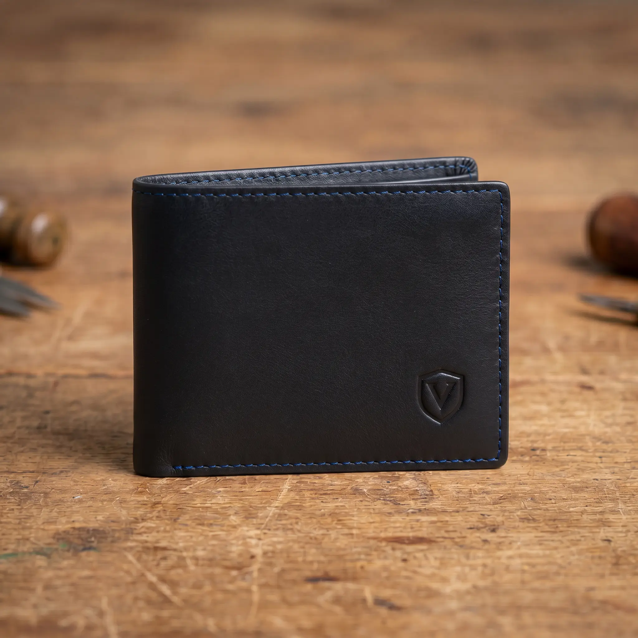 Cartera billetera negra